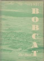 Burley High School 1951 yearbook cover photo
