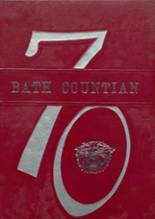 Bath County High School 1970 yearbook cover photo