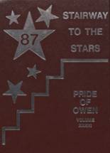 Owen County High School 1987 yearbook cover photo