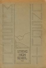 Strong High School 1932 yearbook cover photo