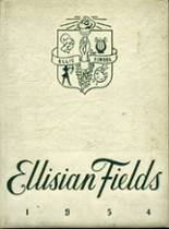 Ellis School for Girls 1954 yearbook cover photo