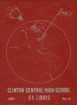 1963 Clinton Central High School Yearbook from Michigantown, Indiana cover image