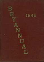 Bryan High School 1945 yearbook cover photo