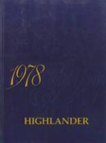 Scotland High School 1978 yearbook cover photo