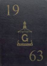 Granville High School 1963 yearbook cover photo