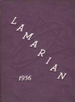 Laura Lamar High School 1956 yearbook cover photo