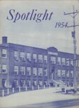 Jeromesville High School 1954 yearbook cover photo