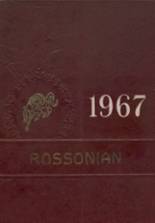 Ross High School 1967 yearbook cover photo