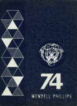 Wendell Phillips High School 1974 yearbook cover photo