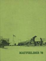 Mayfield High School 1978 yearbook cover photo