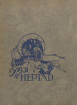 1931 Merrill High School Yearbook from Merrill, Oregon cover image