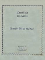 Austin High School 1929 yearbook cover photo