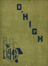 Oberlin High School 1942 yearbook cover photo