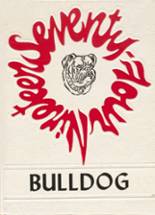 Stratford High School 1974 yearbook cover photo