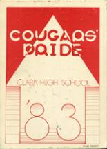 Clark Freshman High School 1983 yearbook cover photo