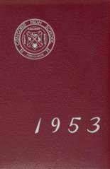 Concord High School 1953 yearbook cover photo
