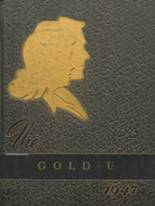 1947 Union High School Yearbook from Dugger, Indiana cover image