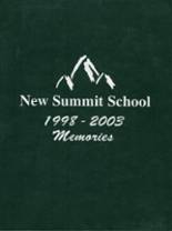 New Summit School 2003 yearbook cover photo