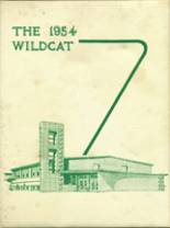 Elkhart High School 1954 yearbook cover photo
