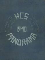 Hinsdale Central High School 1940 yearbook cover photo