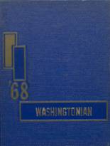 Washington High School 1968 yearbook cover photo