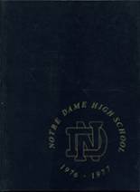 Notre Dame Catholic School 1977 yearbook cover photo