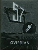 Oviedo High School 1957 yearbook cover photo