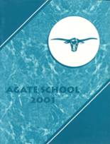 2001 Agate High School Yearbook from Agate, Colorado cover image