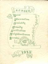 Higgins Classical Institute 1952 yearbook cover photo