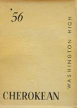 Washington High School 1956 yearbook cover photo