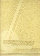 Monroe High School 1947 yearbook cover photo