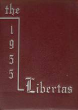 Liberty High School 1955 yearbook cover photo