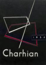 Charlotte High School 1956 yearbook cover photo