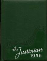 St. Justins High School 1956 yearbook cover photo