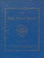 Windsor Locks High School 1941 yearbook cover photo