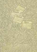 Lakeland High School 1953 yearbook cover photo