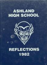 Ashland High School 1982 yearbook cover photo