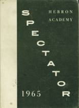 Hebron Academy 1965 yearbook cover photo