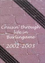 Burlingame High School 2003 yearbook cover photo
