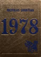 Nicholas High School 1978 yearbook cover photo