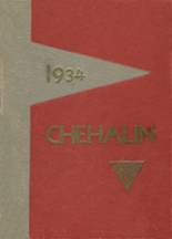Chehalis High School 1934 yearbook cover photo