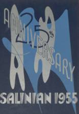 1955 Saline High School Yearbook from Saline, Michigan cover image