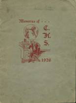Clarksburg High School 1926 yearbook cover photo