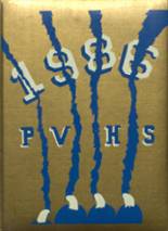 Pahranagat Valley High School 1986 yearbook cover photo