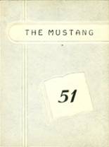 Manitou Springs High School 1951 yearbook cover photo