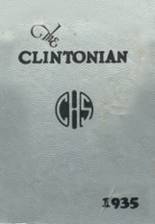 Clinton High School 1935 yearbook cover photo