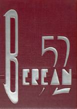 Berea High School 1952 yearbook cover photo