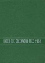 Greenwood High School 1954 yearbook cover photo