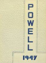 Powell County High School 1947 yearbook cover photo