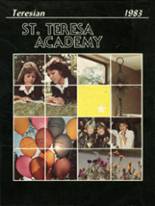 St. Teresa's Academy 1983 yearbook cover photo